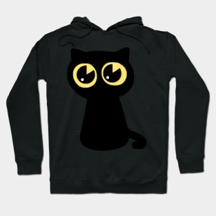 cat with biiig eyes Hoodie